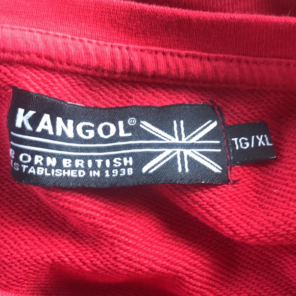 Kangol crop scoop neck crop sweatshirt - Picture 4 of 4